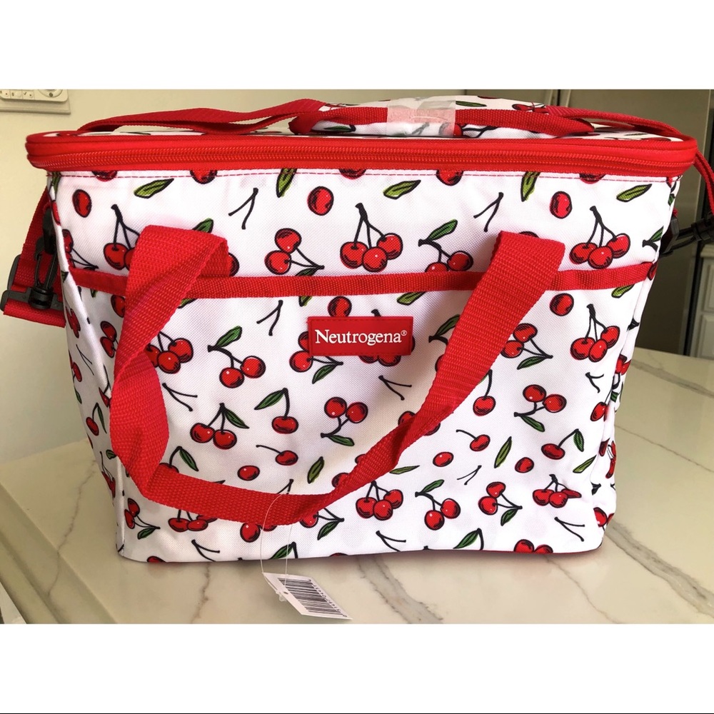 Neutrogena cherry insulated cooler / tote